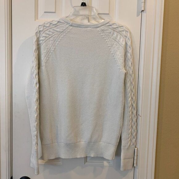 GAP Heavy Knit White Sweater - Picture 4 of 5